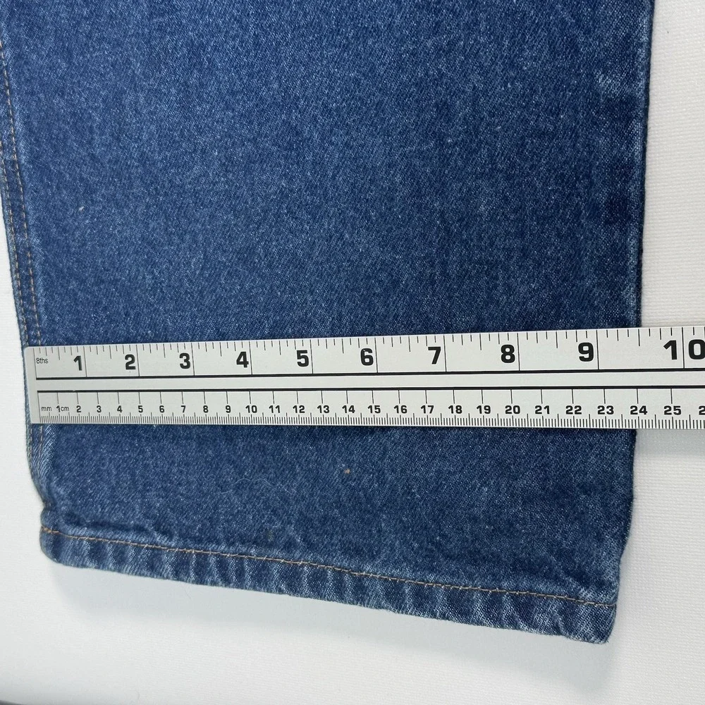Carhartt Men's Blue Jeans Size 48x32 Relaxed Fit Big And Tall Jeans